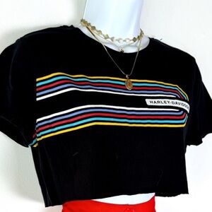 HARLEY DAVIDSON CROP TOP VINTAGE SIZE SMALL